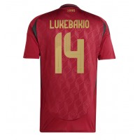 Belgien Dodi Lukebakio #14 Fußballbekleidung Heimtrikot EM 2024 Kurzarm